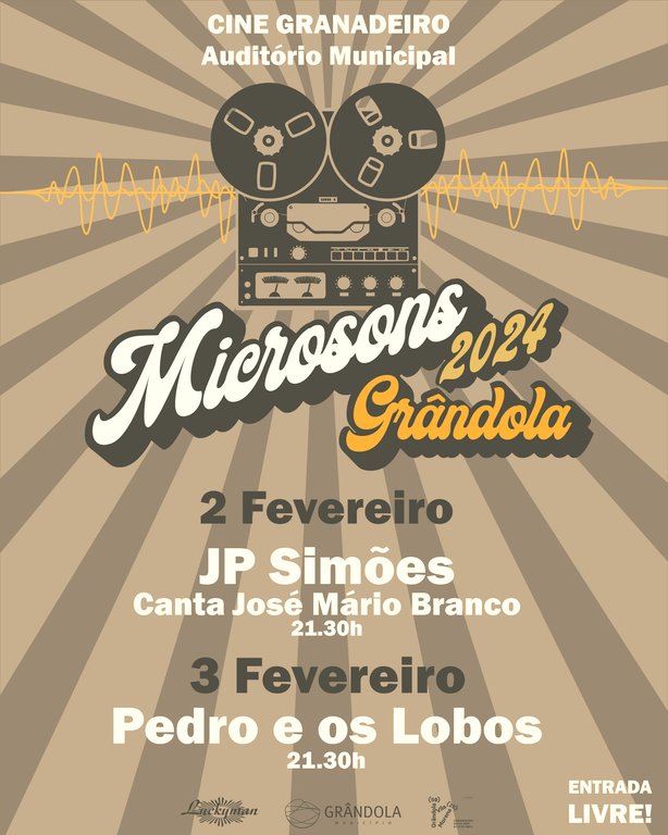O Festival Microsons está a chegar a Grândola com JP Simões e Pedro e os Lobos