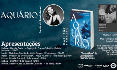Apresentação livro-objecto "Aquário" de Marlene Barreto