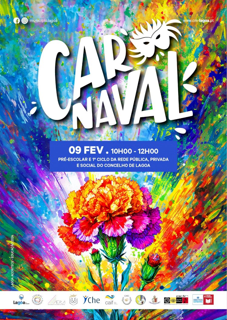 "Desfile de Carnaval 2024" | 09 de Fevereiro | Freguesias de Lagoa
