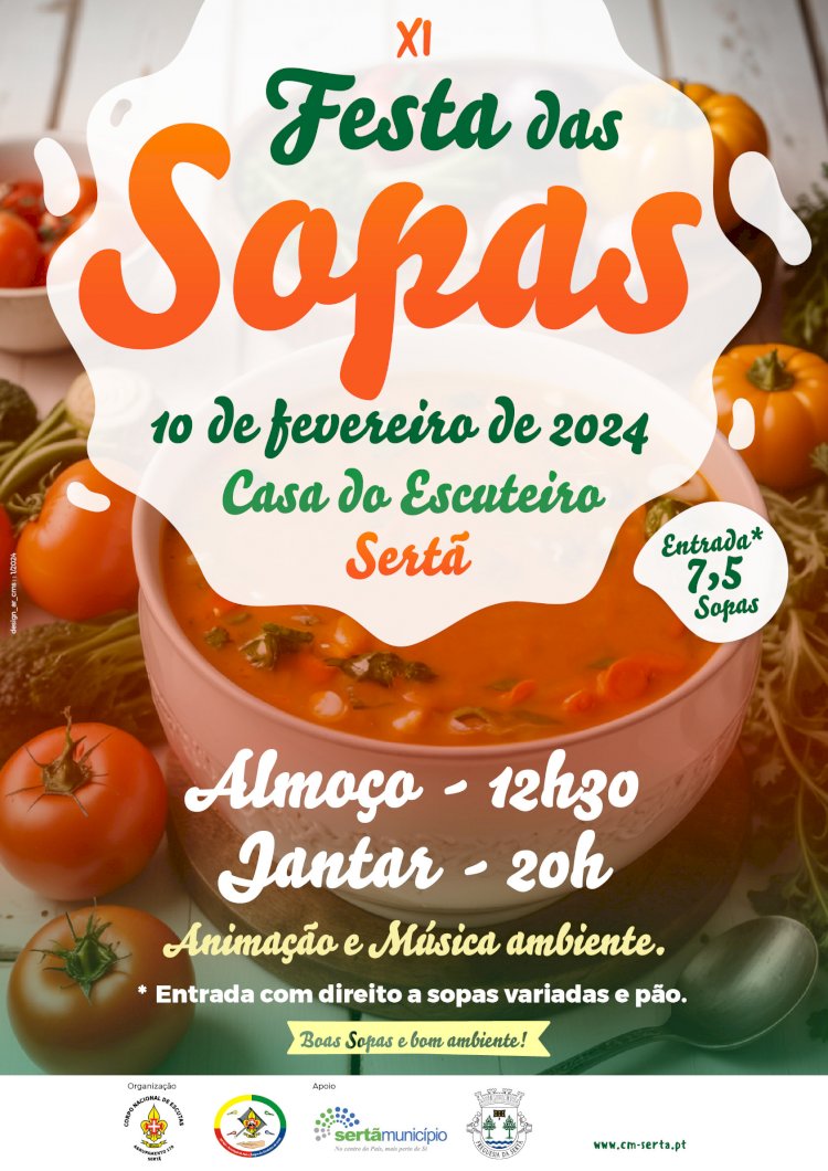 Casa do Escuteiro da Sertã acolhe XI Festa das Sopas