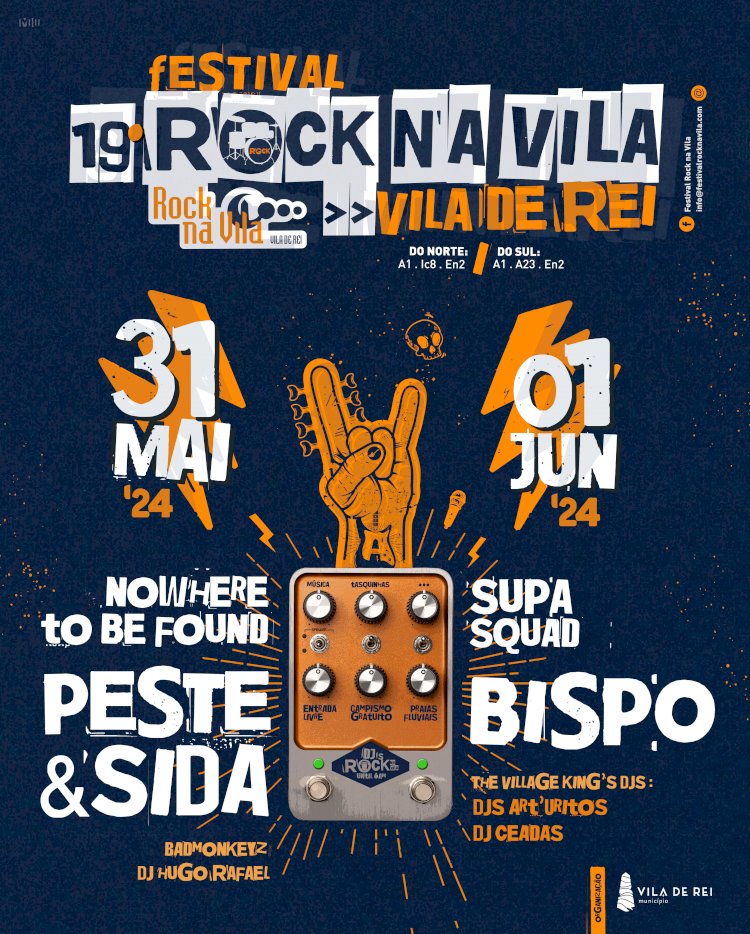 19º Festival Rock na Vila: fica a conhecer o cartaz 2024