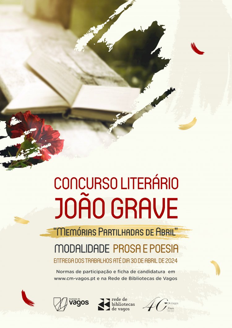 Concurso Literário João Grave 2024 - “Memórias Partilhadas de Abril”