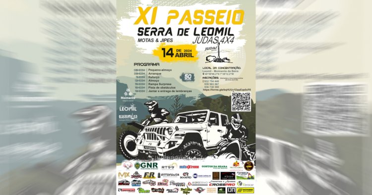 XI Passeio Todo-o-Terreno Judas 4x4 de volta a Leomil