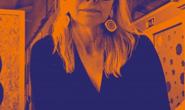 Rosário Bello na galeria António Lopes