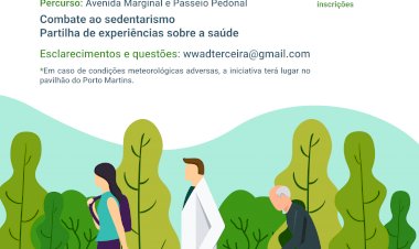 Projecto internacional “Walk with a Doc”, na Praia da Vitória