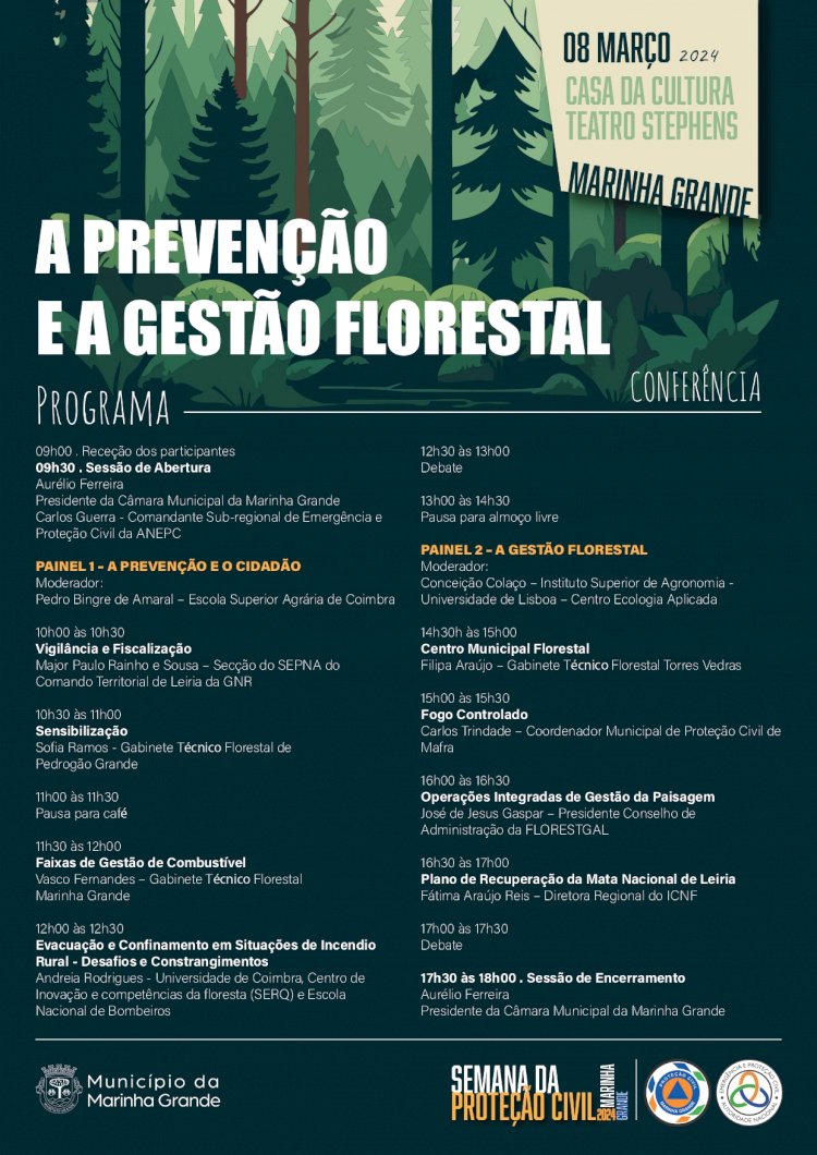 A prevenção e a gestão florestal | Marinha Grande