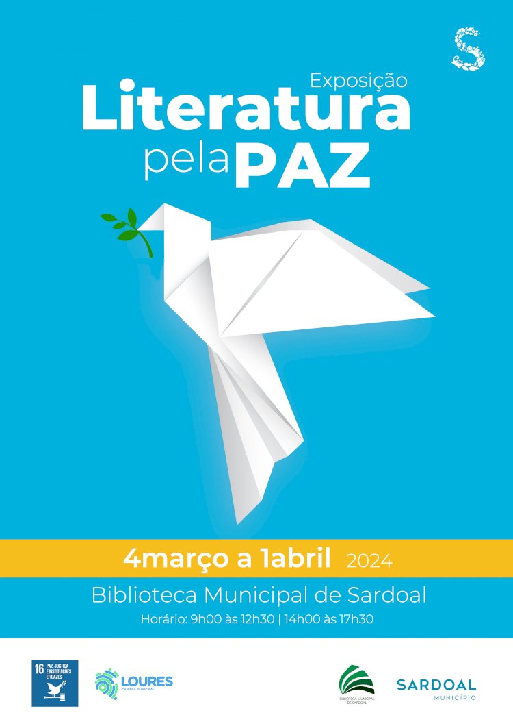Biblioteca Municipal de Sardoal recebe exposição “Literatura pela Paz”