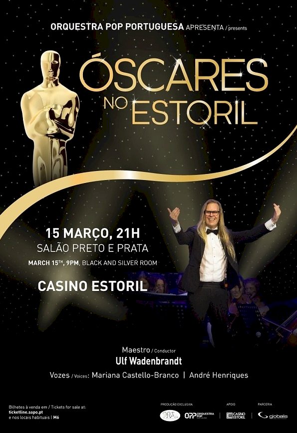 Orquestra POP Portuguesa vai entregar Óscares | Casino Estoril