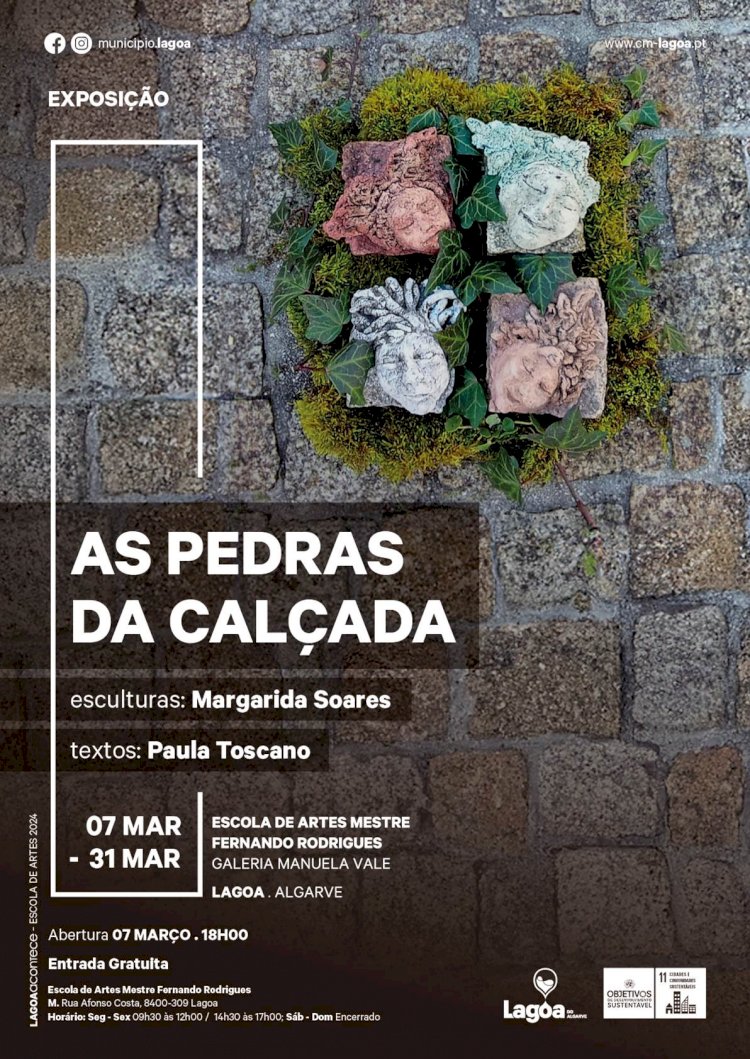 Exposição de Escultura | "As Pedras da Calçada" |  Margarida Soares e Paula Toscano