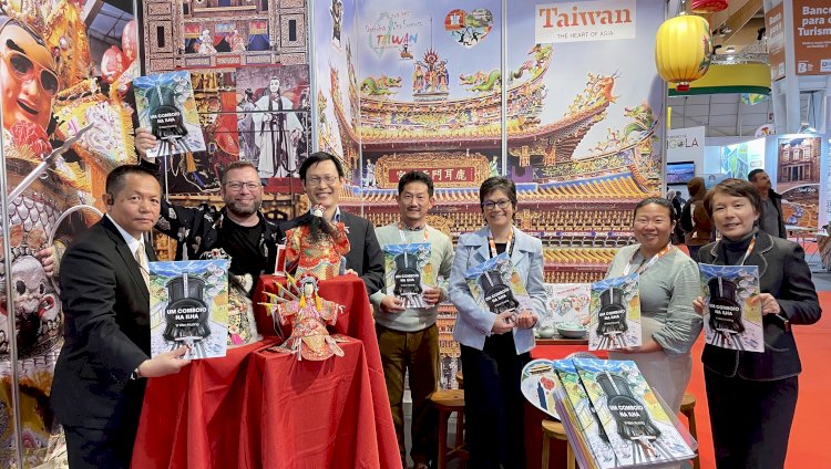 Editora açoriana, Néveda Ent., apresentou livro com a equipa de Taiwan em Portugal