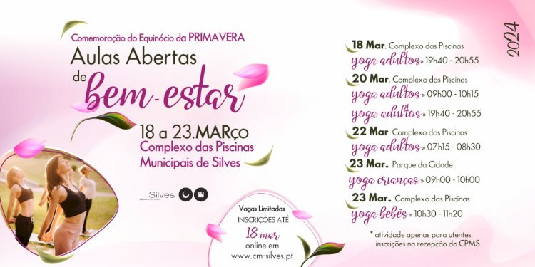 Silves | Equinócio da Primavera com aulas abertas de yoga