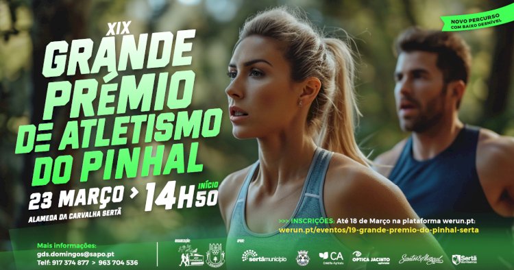 Sertã recebe Grande Prémio de Atletismo do Pinhal a 23 de Março