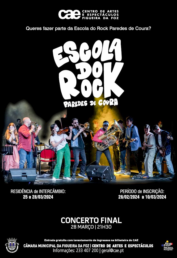 Escola do Rock Paredes de Coura na Figueira da Foz