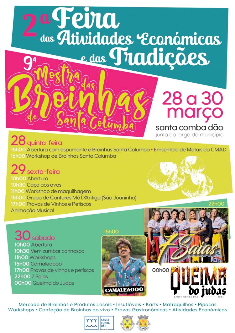 2.ª Feira das Actividades Económicas e das Tradições e 9.ª Mostra das Broinhas de Santa Columba