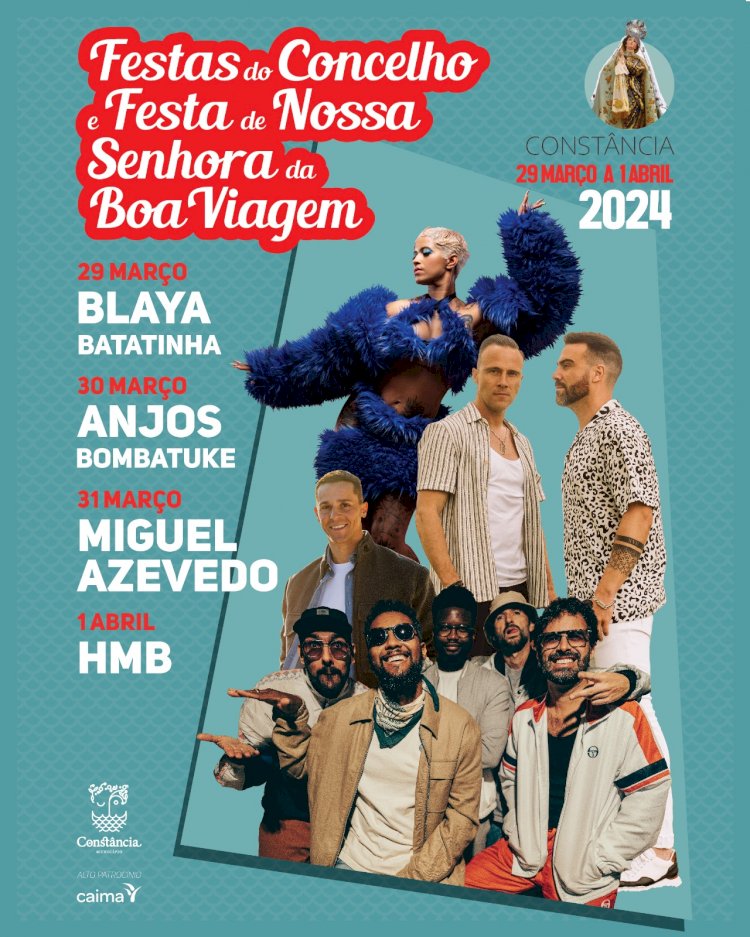 Blaya, Anjos, Miguel Azevedo e HMB  nas Festas do Concelho de Constância 2024