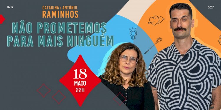 António e Catarina Raminhos juntos, no Casino Figueira