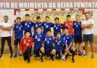 Equipa Sub-16 da Escola de Andebol de Moimenta da Beira na 2ª fase do Campeonato Nacional