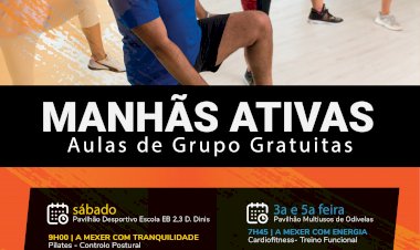 Mais aulas gratuitas nas «Manhãs Activas»