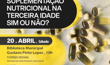 Workshop «Suplementação Nutricional na Terceira Idade - Sim ou Não?» na BMGPL