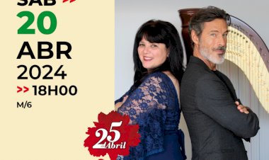 Recital de Poesia e Harpa com Paulo Pires e Emanuela Nicoli