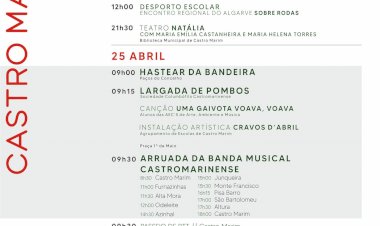 Teatro, música e desporto celebram os 50 anos do 25 de Abril em Castro Marim
