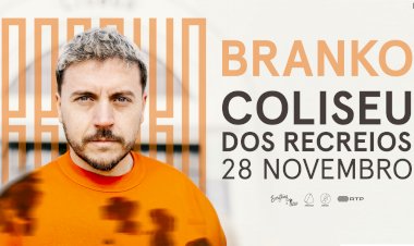 BRANKO no Coliseu dos Recreios (Lisboa) a 28 de Novembro