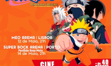 Naruto em concerto cinematográfico sinfónico em Lisboa e no Porto