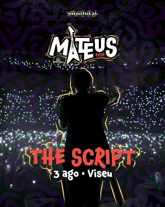 The Script são cabeça de cartaz do "Mateus Fest"