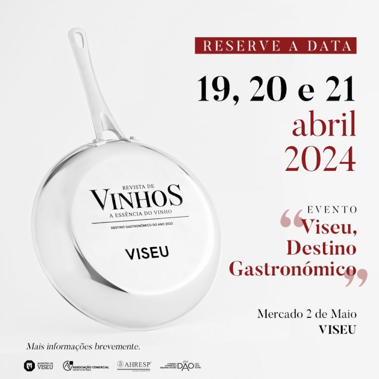 Município de Viseu organiza evento para celebrar prémio "Destino Gastronómico do Ano"
