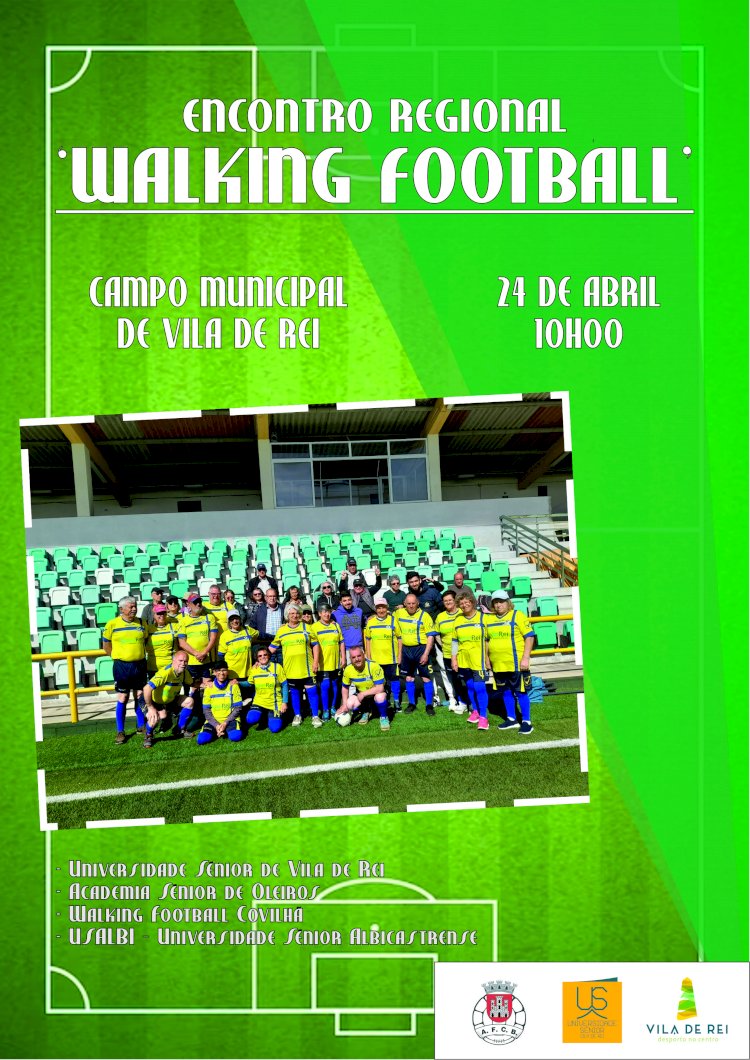 Universidade Sénior de Vila de Rei com equipa de Walking Football