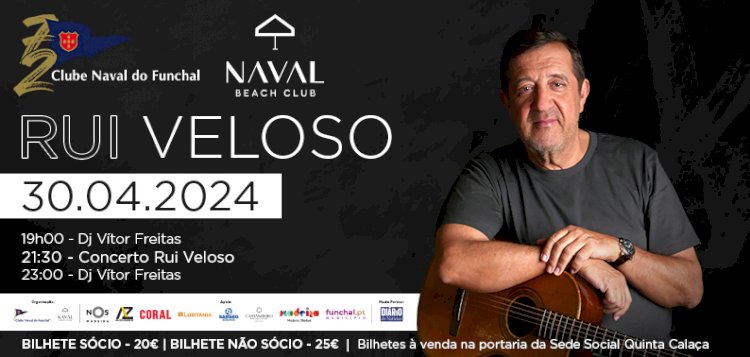 O Clube Naval do Funchal faz 72 anos ao som de Rui Veloso!