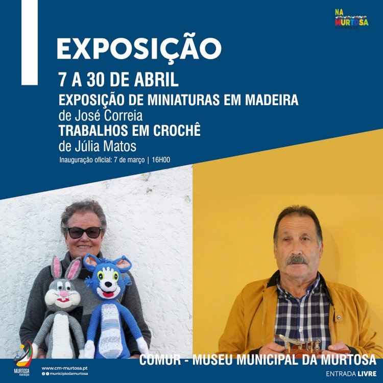 Comur-Museu Municipal Da Murtosa recebe exposição dos artesãos Júlia Matos e José Correia