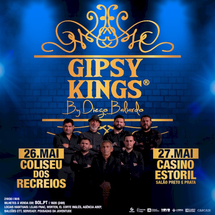 Sonoridade única, irresistível e contagiante de Gipsy Kings nos palcos portugueses em Maio