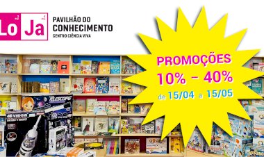 Promoções de Primavera · Descontos na Loja do Pavilhão