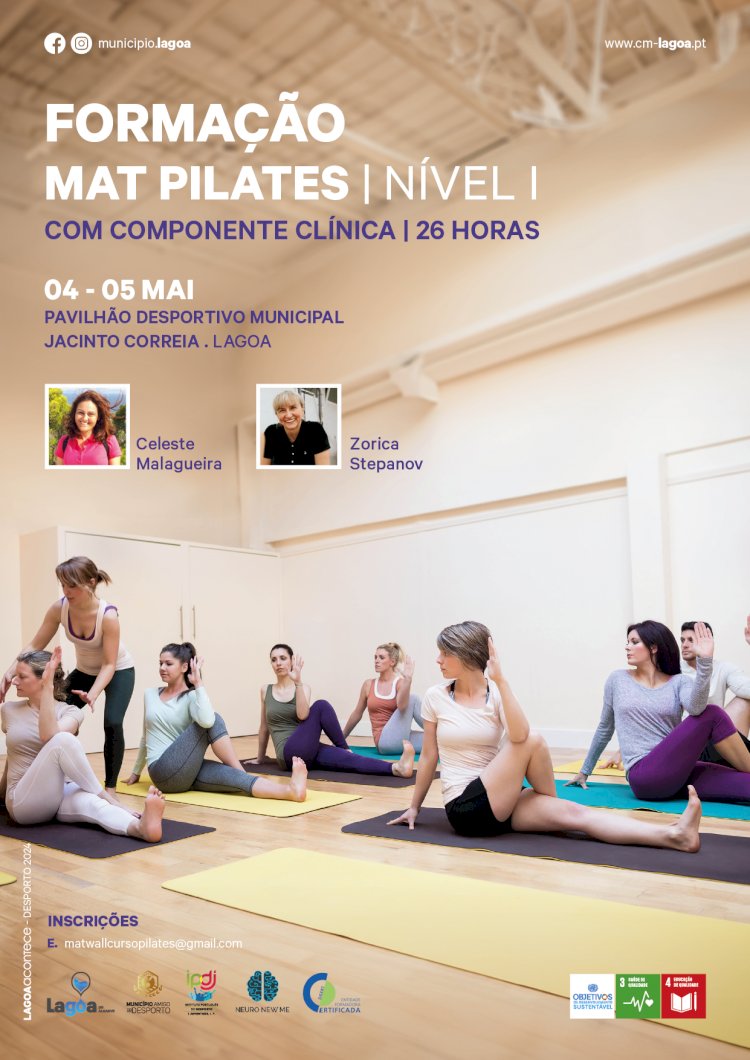 "Mat Pilates - Nível I" | 04 e 05 de Maio