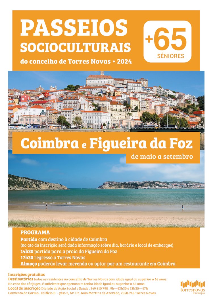 5.ª edição dos Passeios Socioculturais Seniores do Concelho de Torres Novas