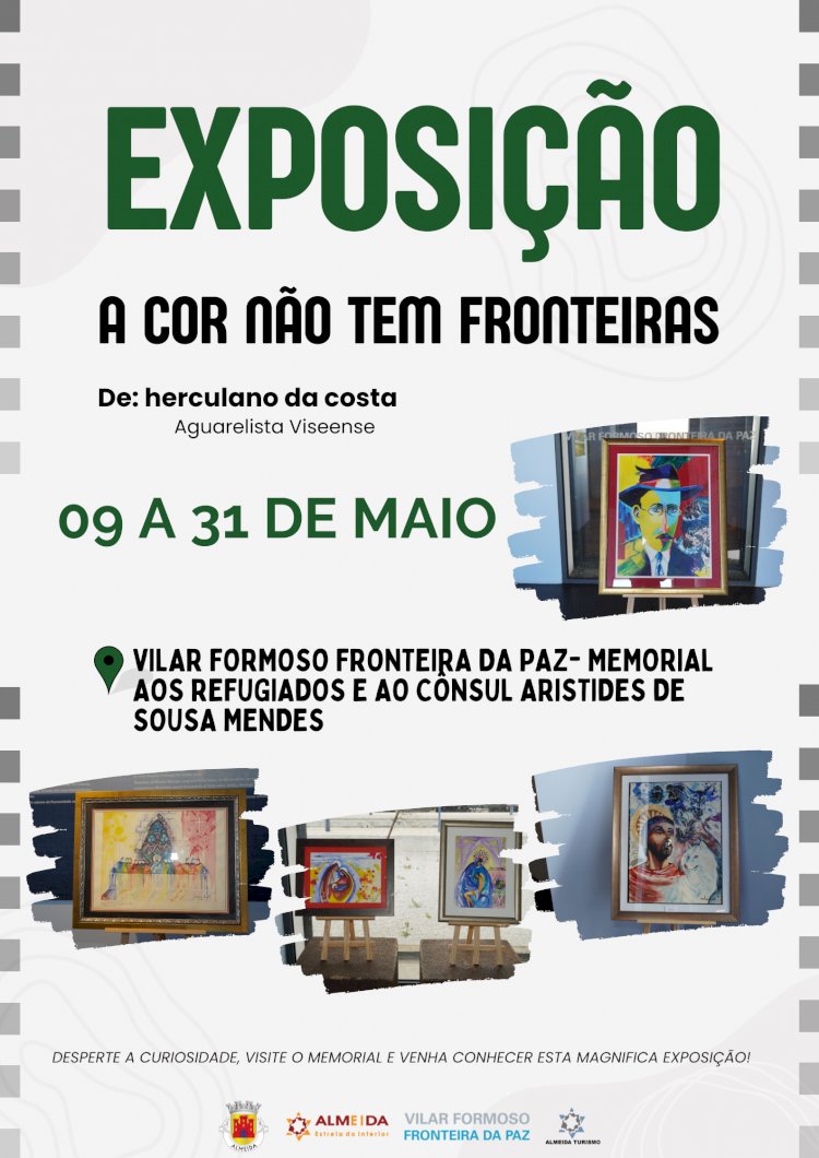 Exposição “A cor não tem Fronteiras” de Herculano da Costa …