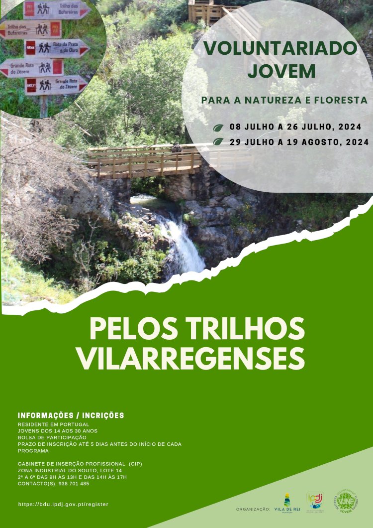 Vila de Rei com três programas de Voluntariado Jovem durante o Verão