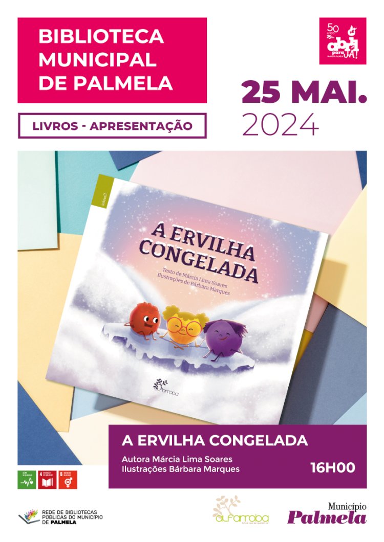 Livro “A Ervilha Congelada” apresentado em Palmela