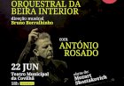 Concerto com António Rosado - 18 a 22 Junho, Covilhã