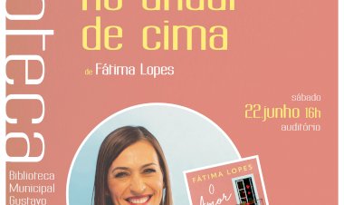 Fátima Lopes apresenta romance "O amor mora no andar de cima" na Biblioteca