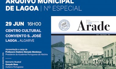 Apresentação da revista - Arade -Revista do Arquivo Municipal de Lagoa  | Número Especial
