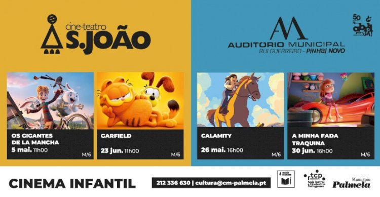 Cinema Infantil em Palmela e Pinhal Novo – sessões a 23 e 30 de Junho