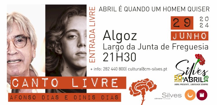 Noite de Música e Poesia com "Canto Livre" em Algoz
