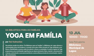 Da Biblioteca para as Famílias: Yoga em Família por Rui Guimarães
