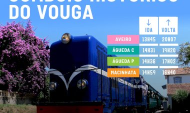 Comboio histórico volta a circular em edição especial AgitÁgueda
