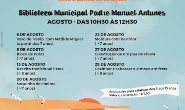 Sertã - Verão feito à mão (com a poesia no coração) regressa à Biblioteca Municipal