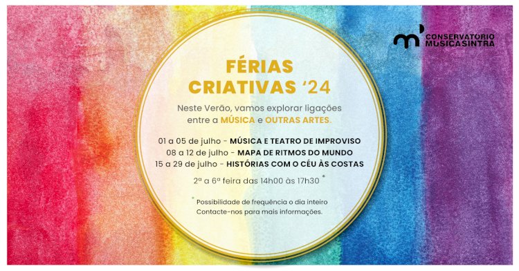 Férias Criativas no Conservatório de Música de Sintra