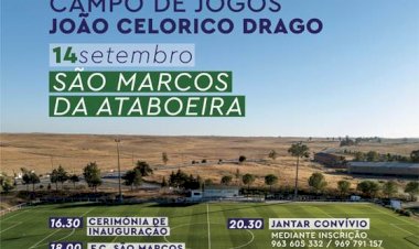 Câmara de Castro Verde e Futebol Clube São Marcos inauguram novo relvado sintético