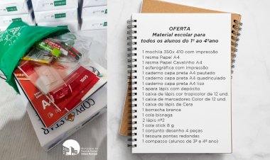 Paços de Ferreira | Município oferece material escolar a todas as crianças do 1.º ciclo